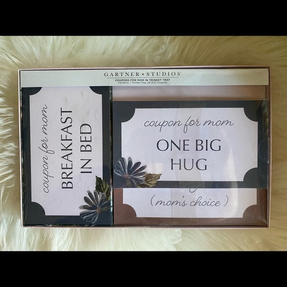 Gartner Studios Coupons For Mom In Trinket Tray - 24 Gift Coupons Mother’s Day - Picture 3 of 4